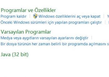 Windows 8’de Varsayılan Programları Düzenlemek