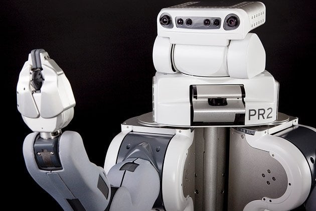 Robot PR2, bir tür olasılık sistemi kullanarak, kişinin haraketlerini öngörüyor.