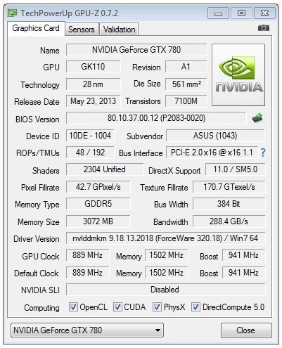 Asus GTX 780 DirectCU II (1)
