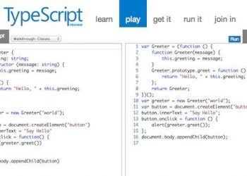 Microsoft TypeScript 0.9’u Yayınladı