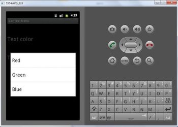 Android Programlama Ders 13: İçerik Menüsü
