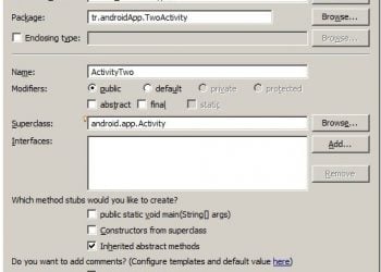 Android Programlama Ders 19: İkinci etkileşimi (Activity) Oluşturuyoruz