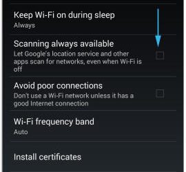 Jely Bean'in bilinmeyen Wi-Fi özelliği.