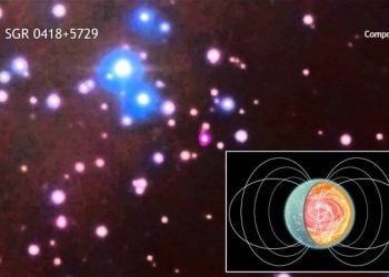 6.500 ışık yılı uzaklıktaki SGR 0418 Pulsar'ı, gözlemlenen evrenin en kuvvetli manyetik alanı.