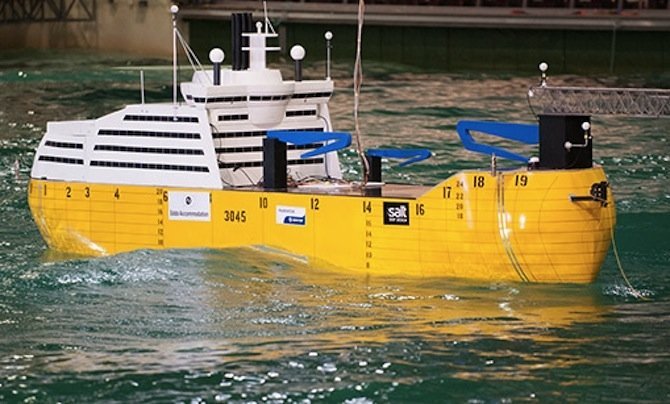 Norveçli mühendisler yeni tip bir geminin tanıtımını yaptı.