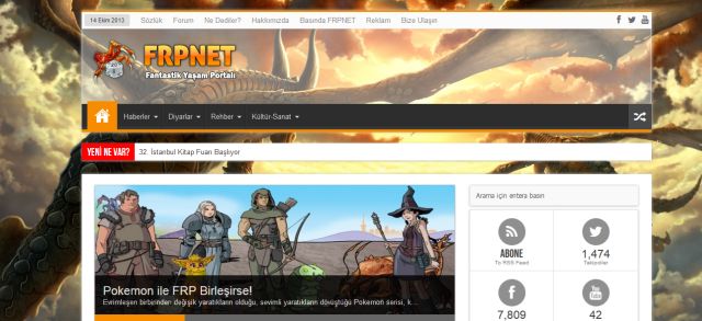 FRPNET, eski tasarımına sadık ama yenilikçi bir arayüz ile yayın hayatına devam ediyor.