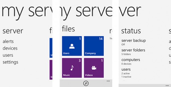 My Server 2012 R2 Windows Phone 8 Uygulama