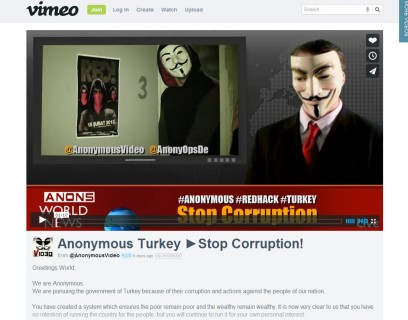 Vimeo Anonysmous yüzünden mi yasaklandı?