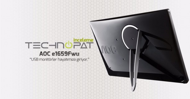 aoc-e1659FWU-tasinabilir-usb-monitor