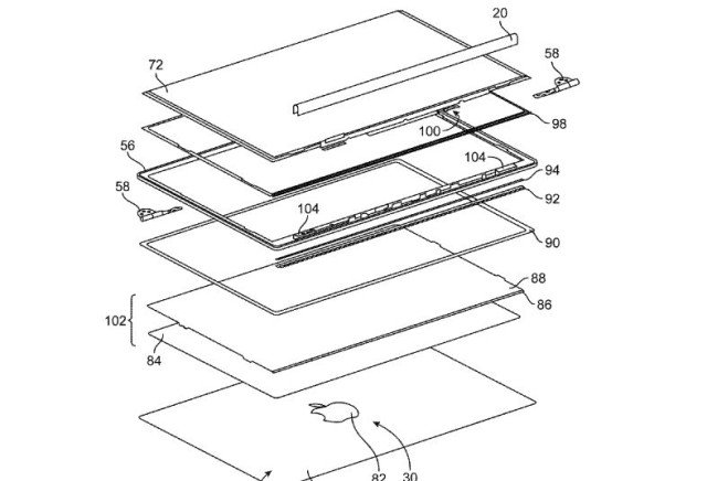 Apple'ın Macbook için satın aldığı Güneş Paneli patenti.