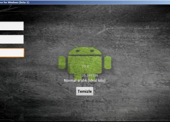 Android Programlama Ders 27: İdeal Kilo Hesaplama Uygulaması Oluşturmanın Devamı