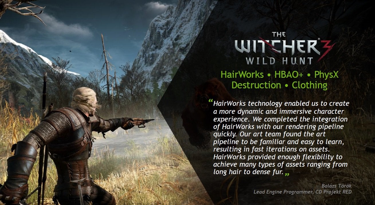 The Witcher 3 Gameworks