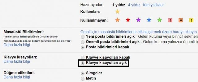 kısayollar