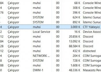 Ctfmon.exe Nedir ve Nasıl Devre Dışı Bırakılır
