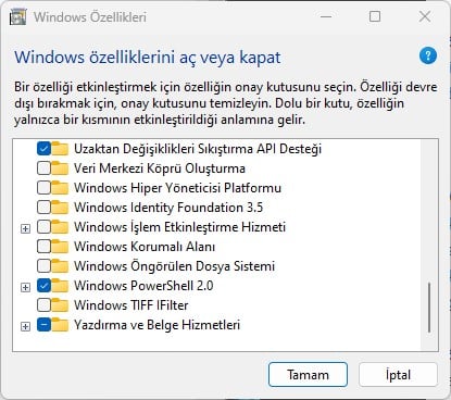 Windows Sandbox Açma