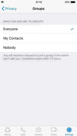 WhatsApp grupları davetiye özelliği