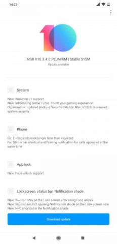 Xiaomi Pocophone F1 güncelleme / 4K 60fps video kaydı