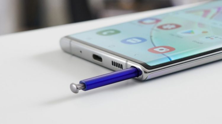 Galaxy Note 10 Lite tasarımı