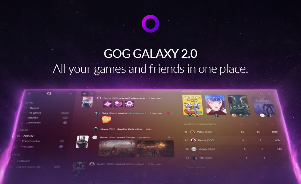GOG Galaxy 2.0 Argus Güncellemesi