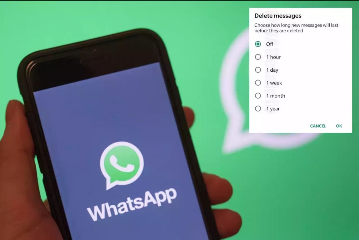 WhatsApp otomatik mesaj silme özelliği