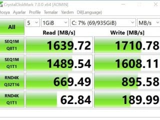 Zephyrus G14 SSD Testi
