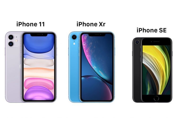 iPhone SE 2020 vs iPhone 11 vs iPhone XR
