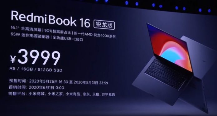 RedmiBook 16 fiyatı