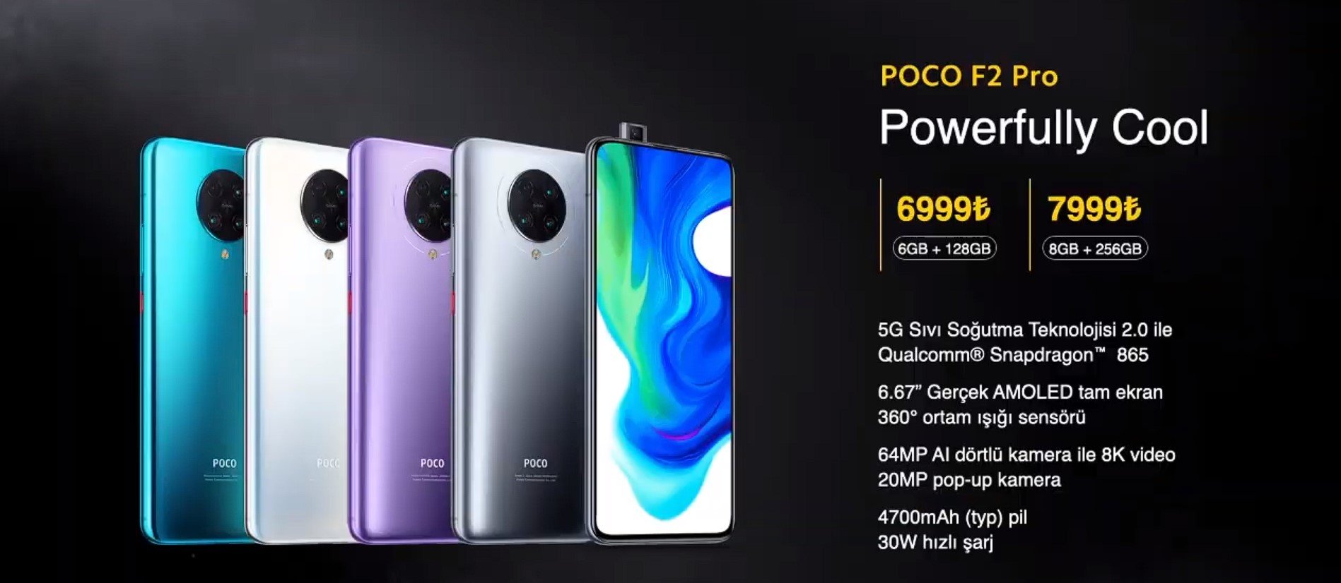 POCO F2 Pro fiyatı 