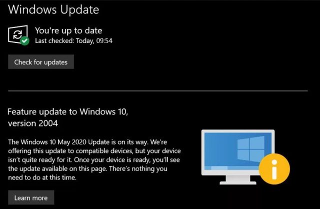 Windows 10 Mayıs Güncellemesi