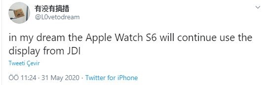 Apple Watch Series 6 OLED ekran