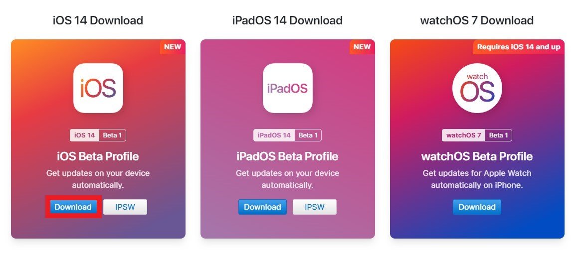 iOS 14 beta indir 
