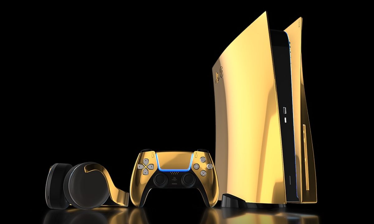 24 ayar altın kaplama PlayStation 5