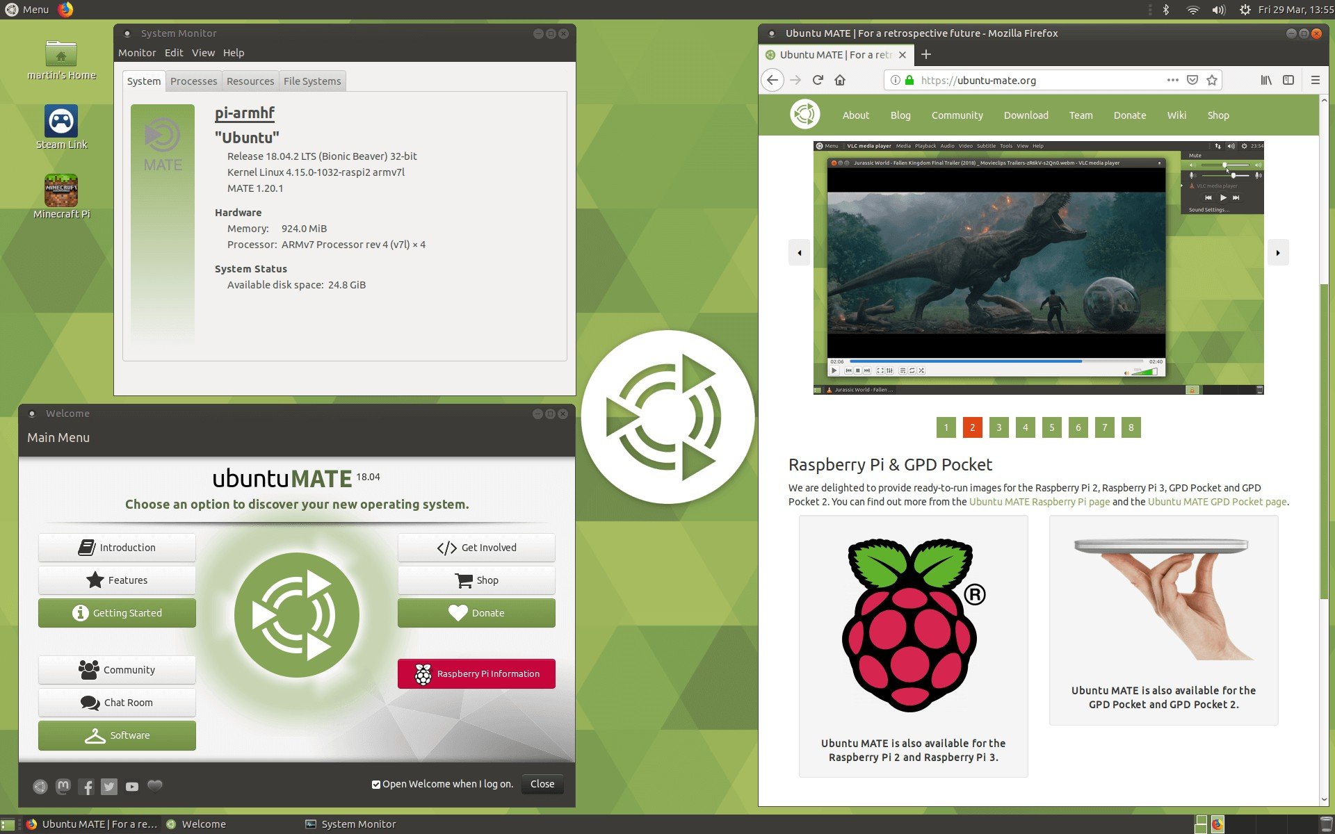 Raspberry Pi İçin Optimize Edilen Ubuntu MATE 20.04 Beta Yayınlandı