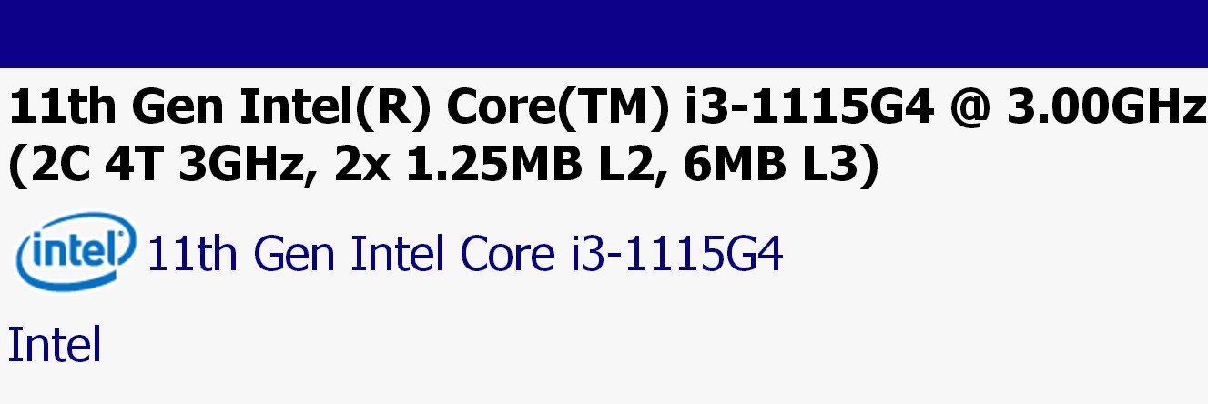 i3-1115G4