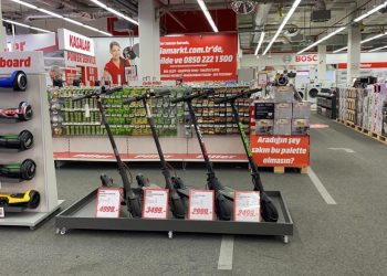 E-Scooterlar MediaMarkt Mağazalarında