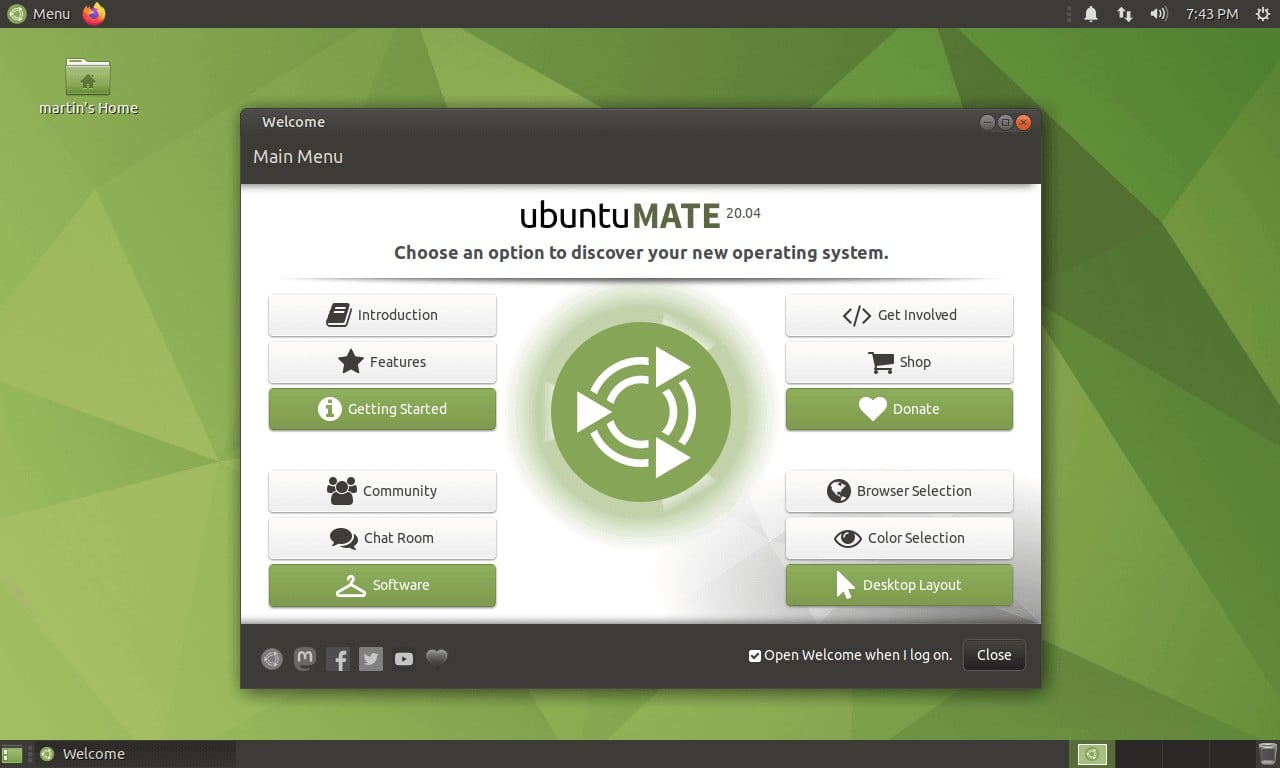 lightweight linux distro mint or ubuntu