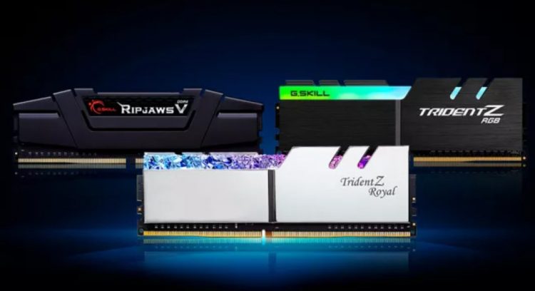 G.Skill 4000 ve 4400 MHz DDR4 RAM