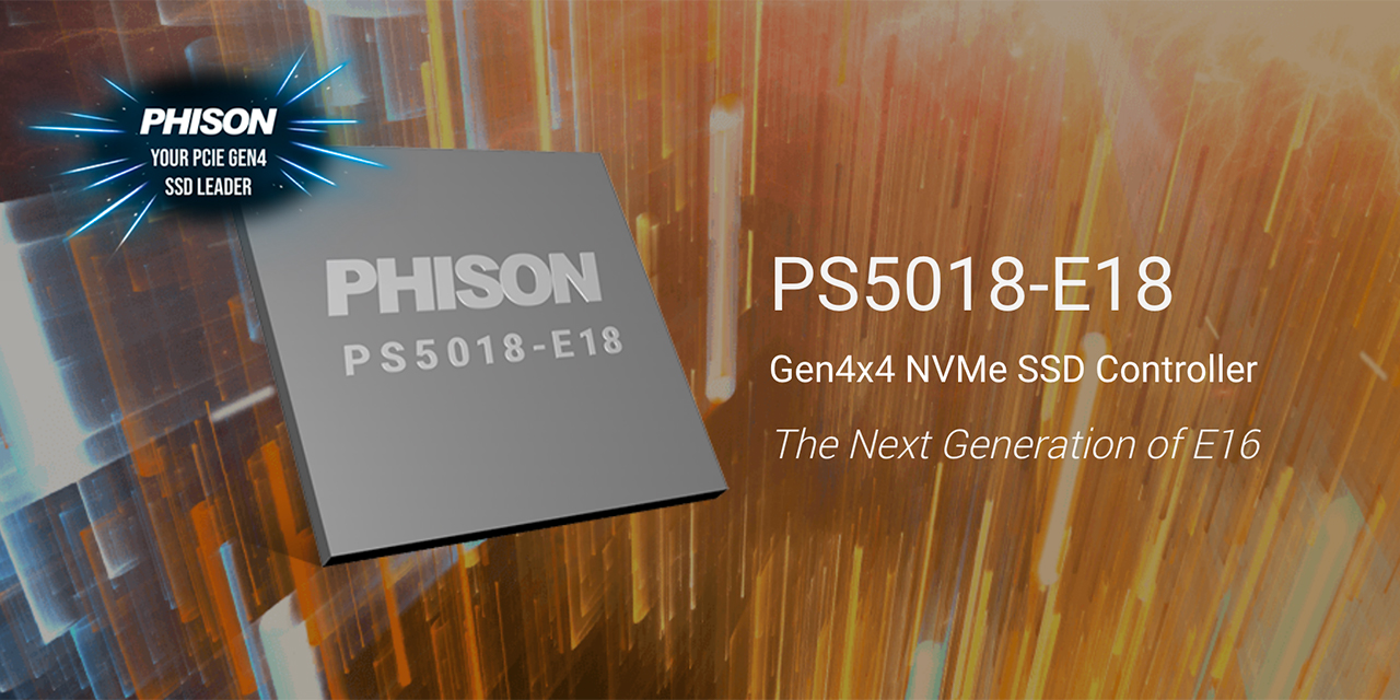 PCIe 4.0 SSD Kontrolcüsü PS5018-E18