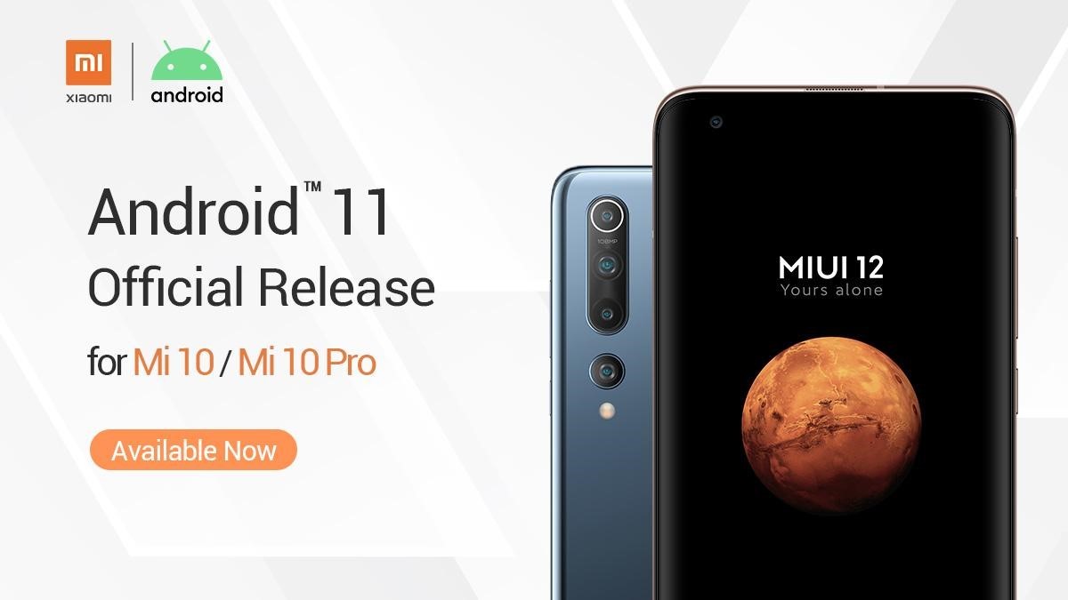 Xiaomi Mi 10 ve Mi 10 Pro için Android 11 Güncellemesi Başladı