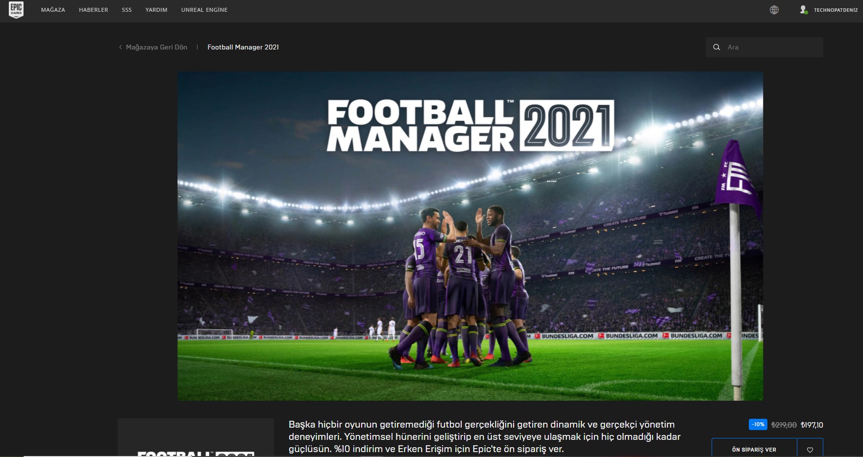 Football Manager 2021 çıkış tarihi ve fiyatı 