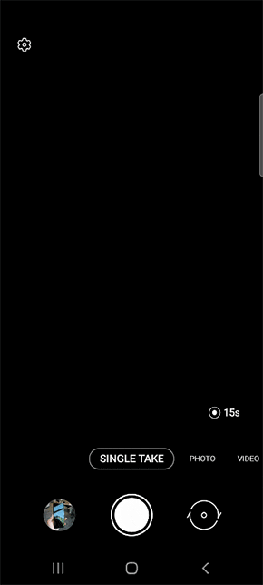 galaxy s10 tek çekim
