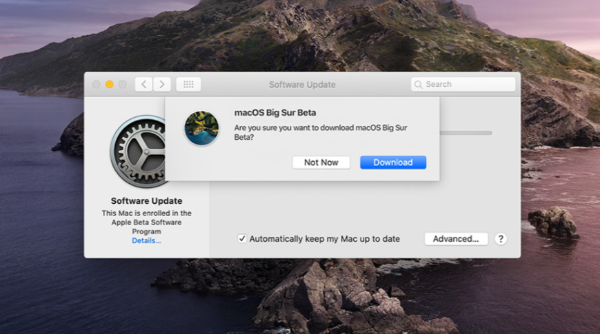 macOS Big Sur Public Beta 3 güncellemesi