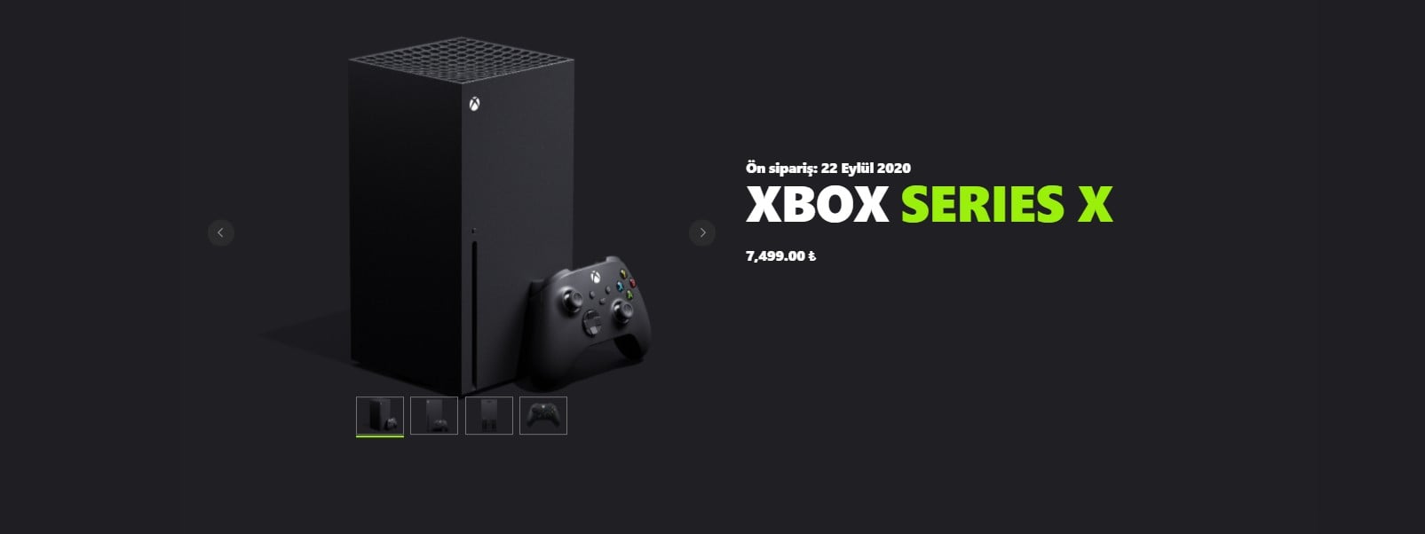 Xbox Series X Türkiye fiyatı 
