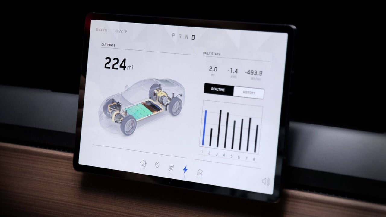 Hummer EV Unreal Engine Bilgi Eğlence Ekranı