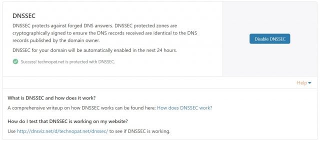 Cloudlflare DNSSEC