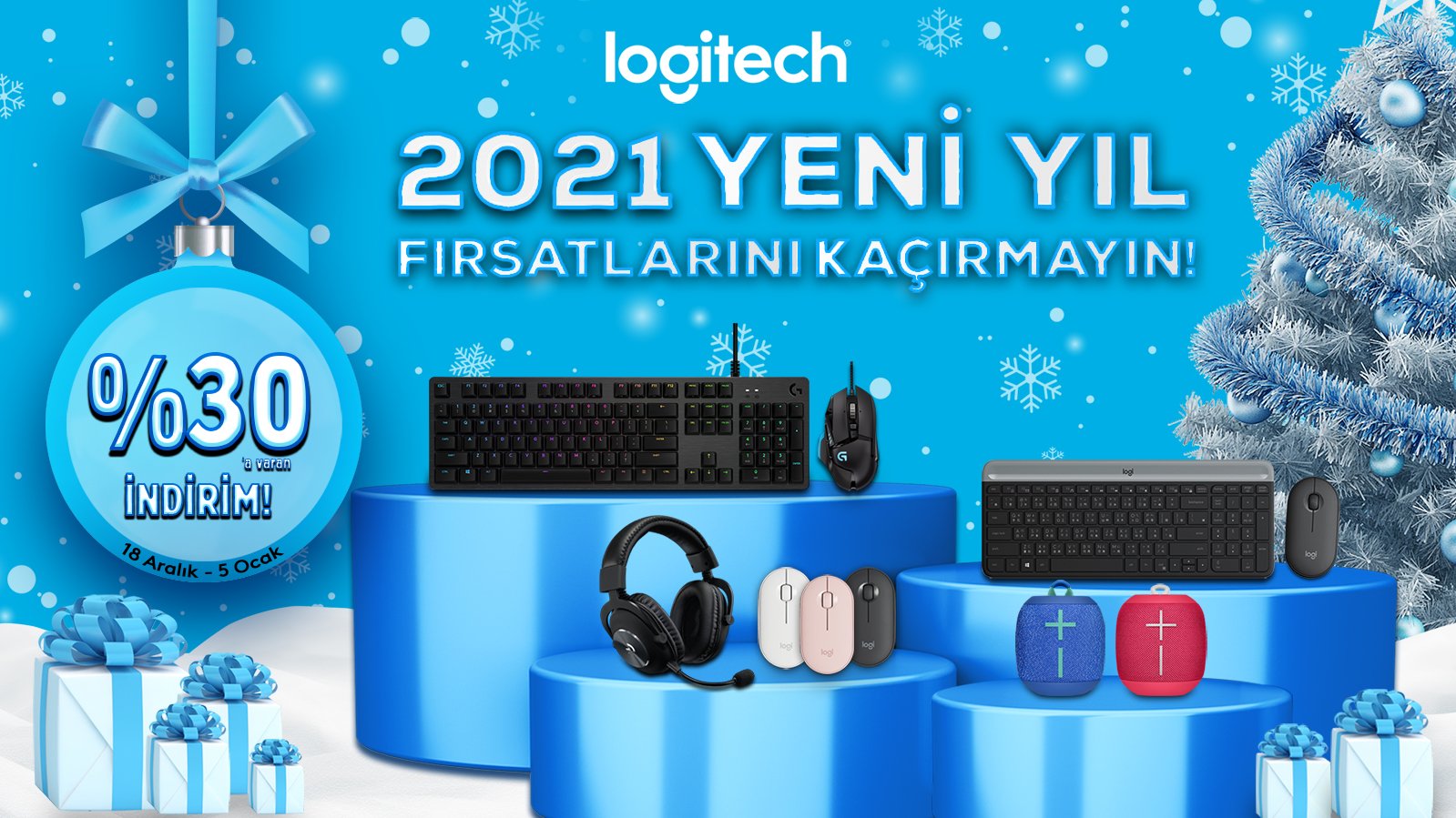 Logitech’ten Yılbaşına Özel Kampanya