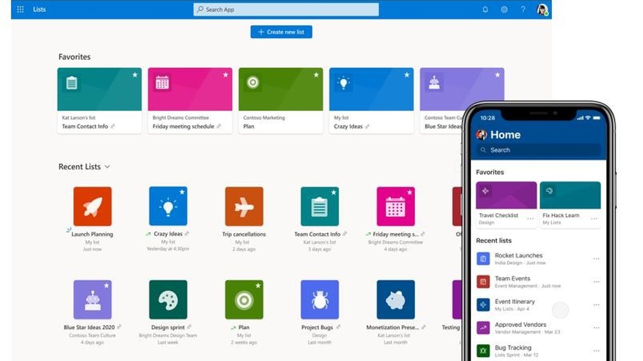 Microsoft Lists iOS