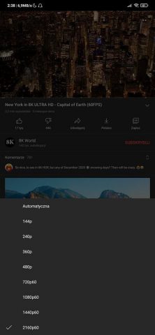 YouTUbe düşük çözünürlüklü ekranlarda 4K desteği