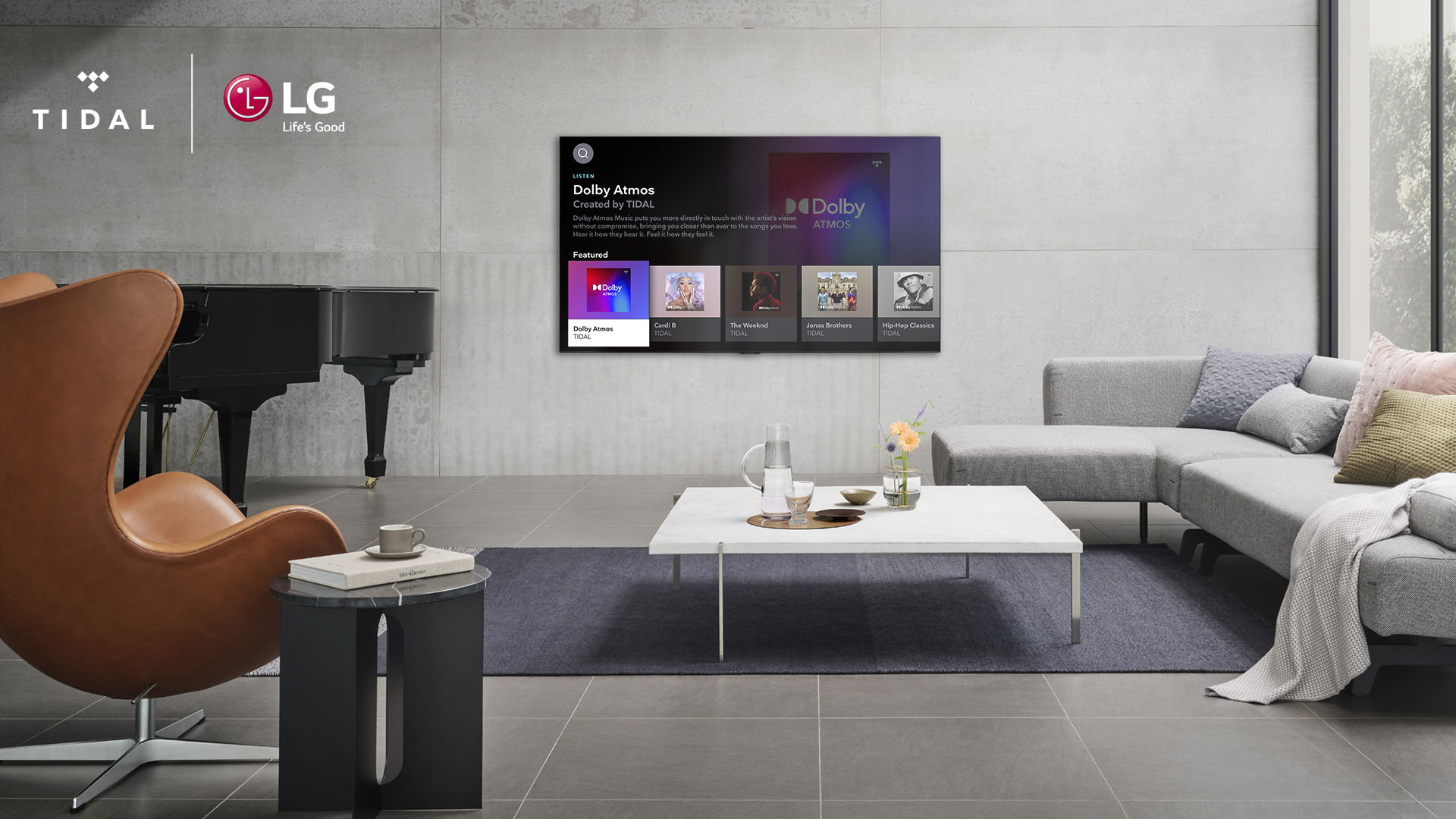 Dolby Atmos Destekli TIDAL Uygulaması LG Smart TV’lere Eklendi