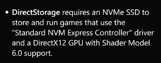 Windows 11’de DirectStorage için NVMe SSD Kapasite Gereksinimi Kaldırıldı
